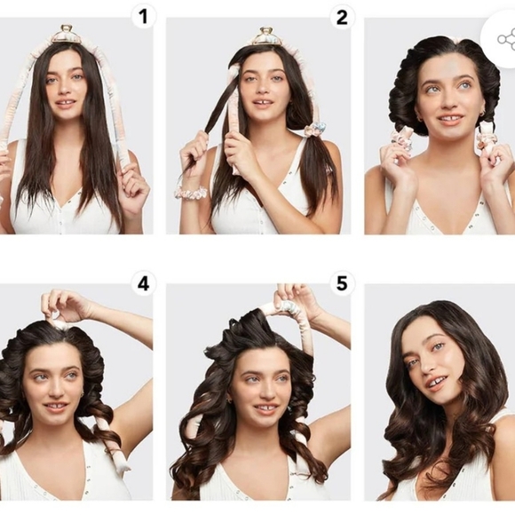 Satin Heatless Curling Iron Set - Picture 2 of 5